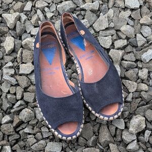 Verbenas Born To Be Fun Stylish Navy Espadrille Flats